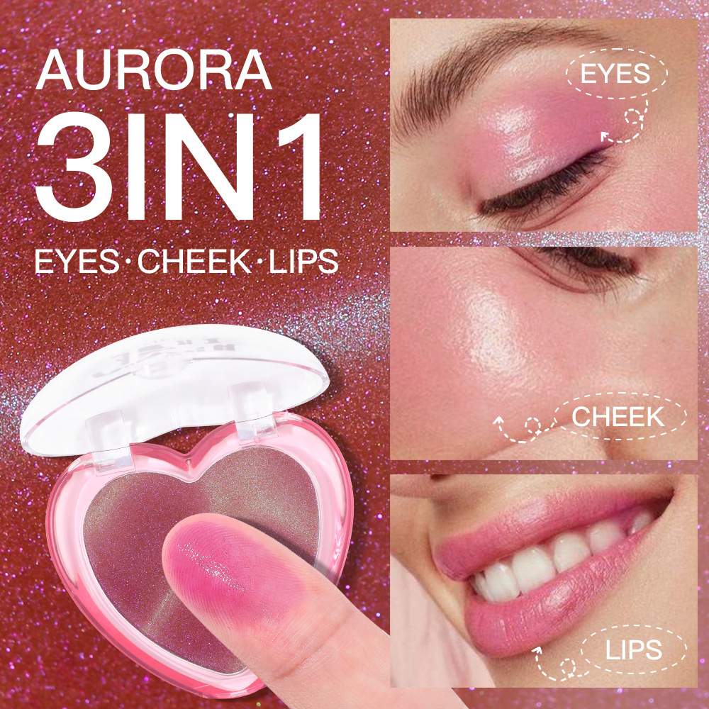 USHAS European and American cross-border stock single-compartment magnetic blush, long-lasting waterproof, natural complexion enhancement, UC105 details Picture
