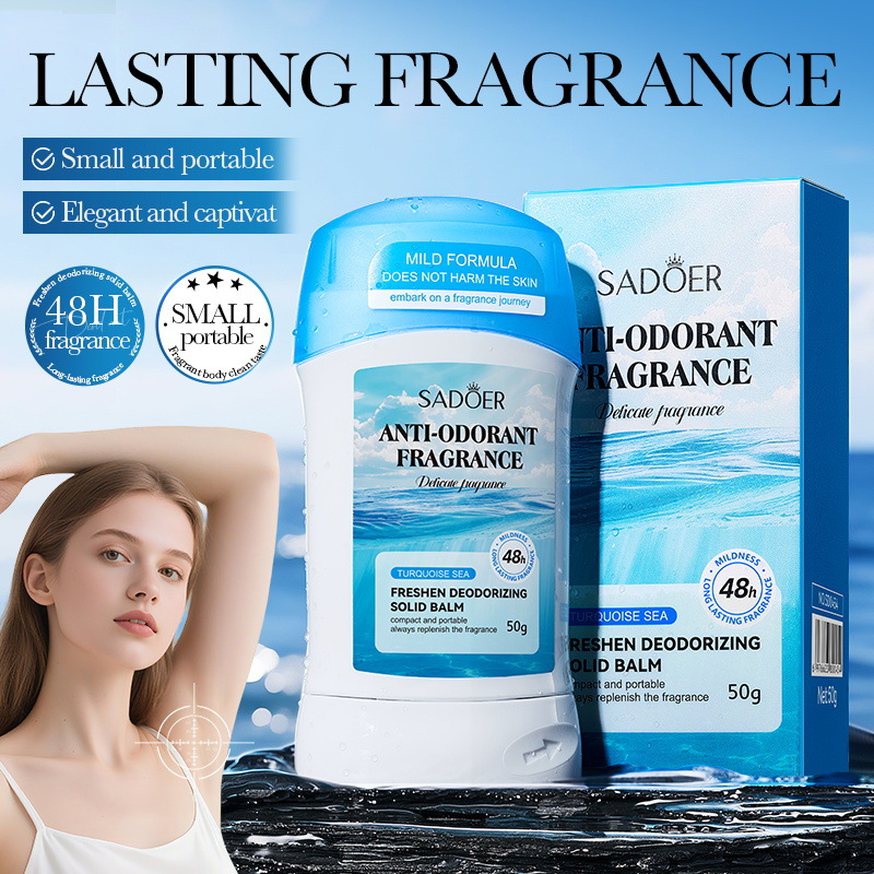 Cross-border wholesale of SADOER Refreshing Solid Perfume for Summer Sweat and armpits details Picture