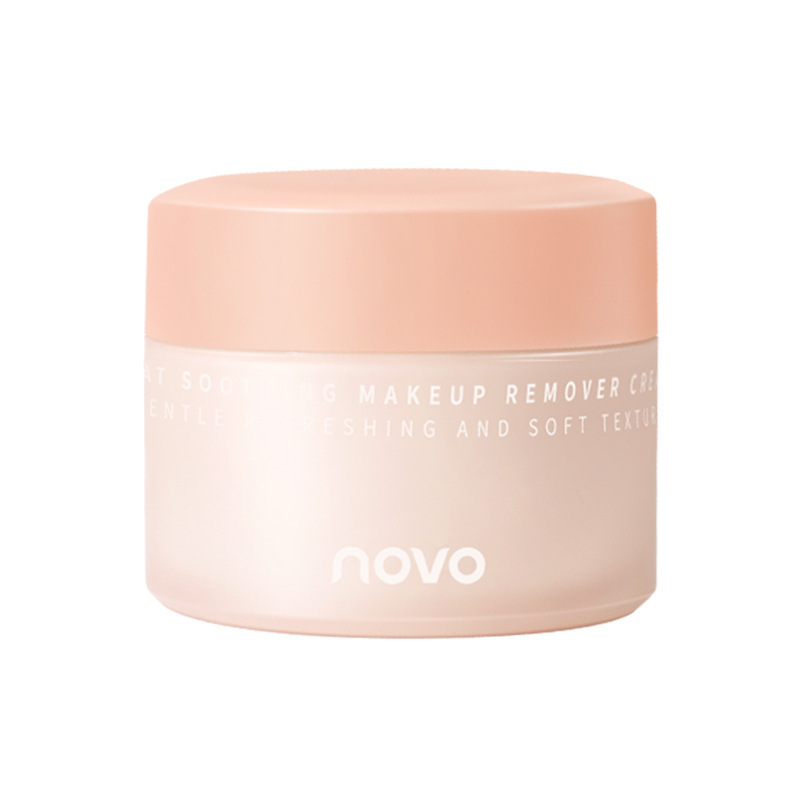 NOVO Oat Moisturizing Makeup Remover Cream is soft, fine, warm and easy to remove. It cleanses the skin without blurring the eyes. Affordable for students Item Picture