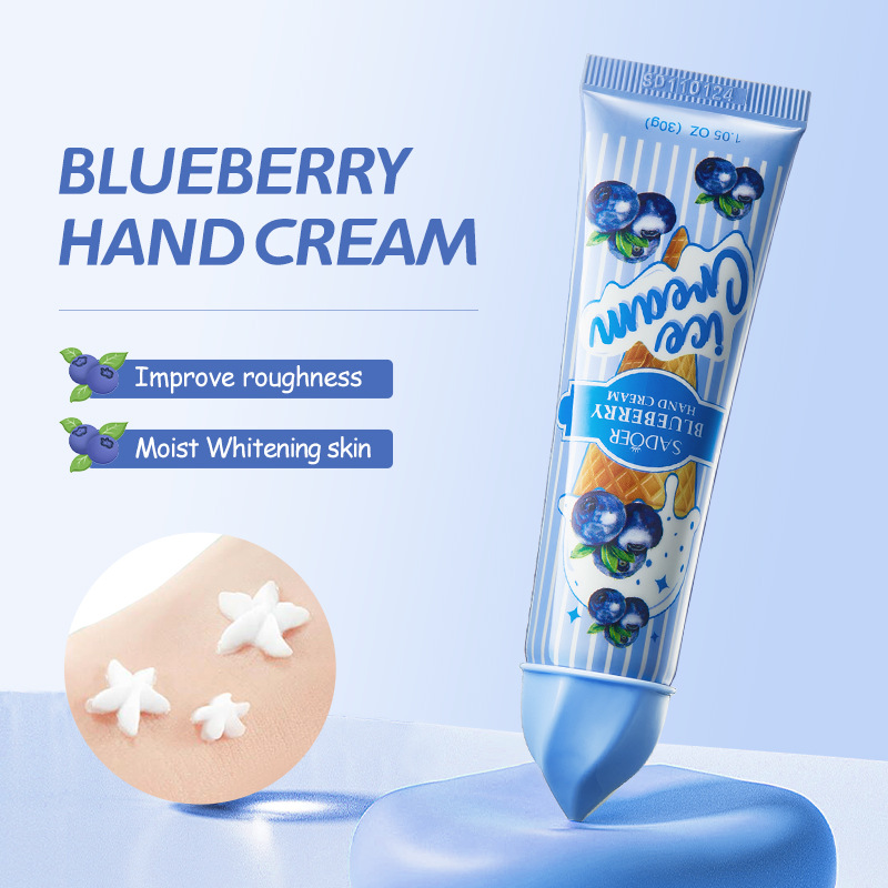 Cross-border wholesale of SADOER Strawberry Honey Blueberry Peach Hand Cream and hydrating autumn and winter hand cream in English Application Scenario