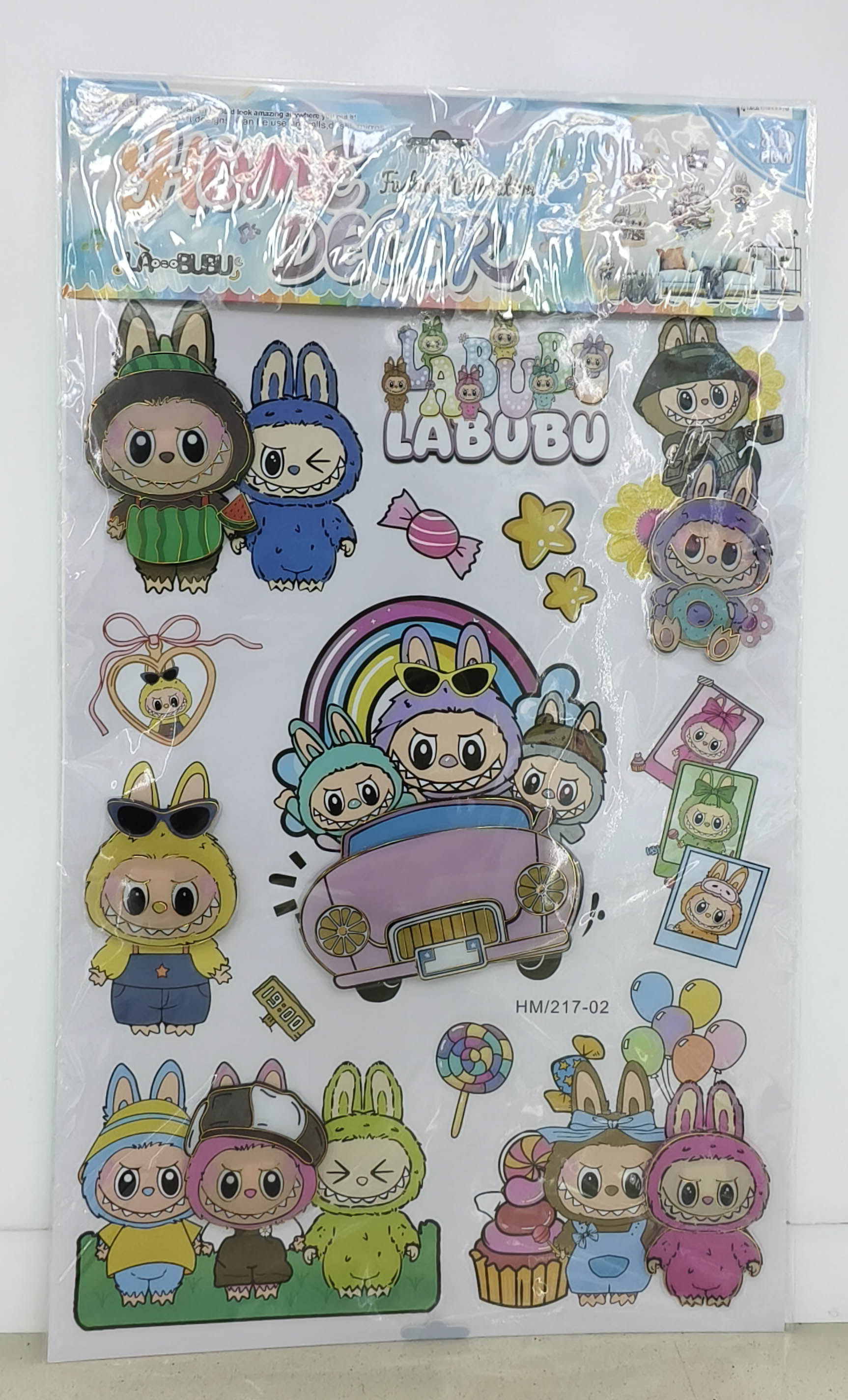 HM217 Layer upon layer decorative stickers Specification image