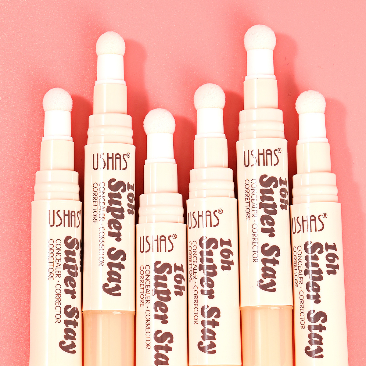 USHAS cross-border in-stock hot sale foundation sticks for concealing and brightening skin tone and dark circles. Wholesale concealer UC111 full figure