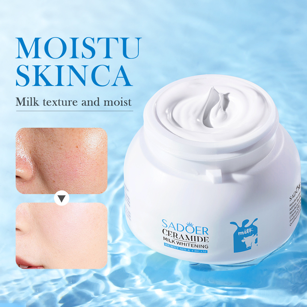 SADOER Milk Whitening Cream, Milk Bursting Cream, Hydrating and Moisturizing Facial Spot-removing Cream, cross-border export wholesale details Picture