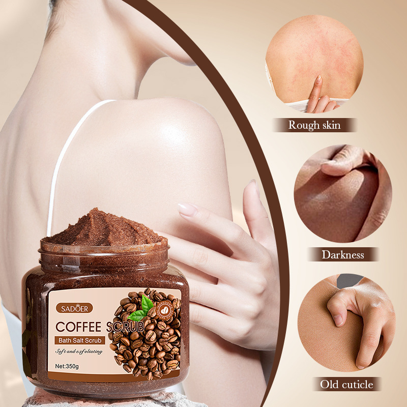All-english SADOER coffee Exfoliating and cleansing Scrub for body cleansing, cross-border export wholesale Application Scenario
