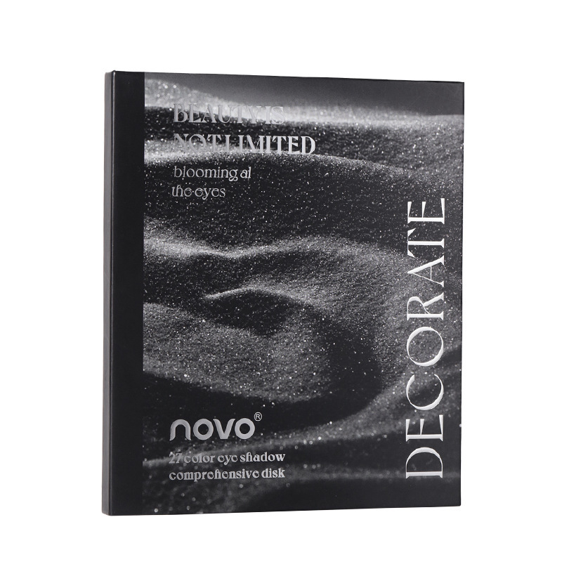 NOVO's multi-color eyeshadow palette is multi-functional, long-lasting makeup without smudging. 27-color low-saturation large plate for daily trade Item Picture