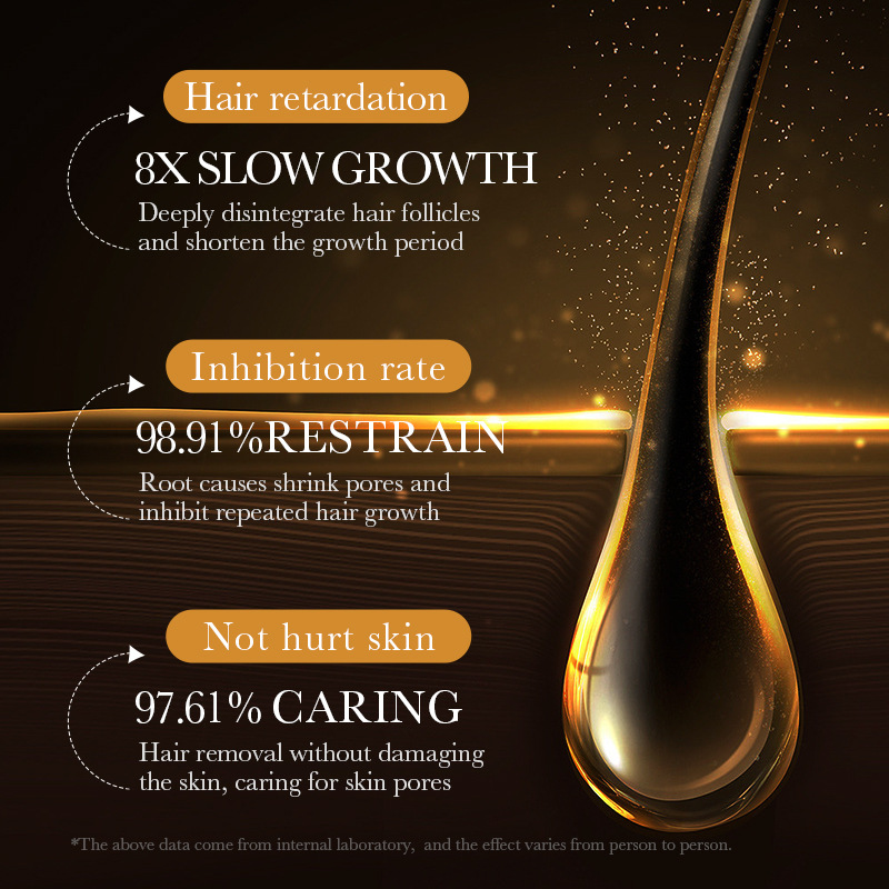 All-english ZOZU24K Gold Hair Removal Cream is gentle and non-irritating to the body. Cross-border wholesale of armpit hair removal cream Application Scenario