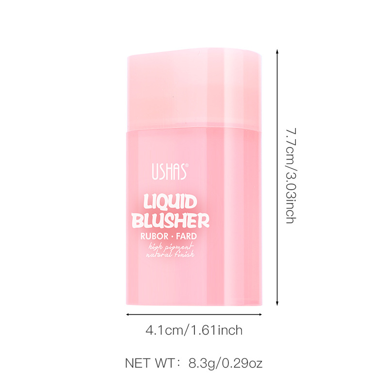 USHAS Cross-border Amazon Bestseller 8-color sponge head Blush waterproof and long-lasting UC117A+B Item Picture