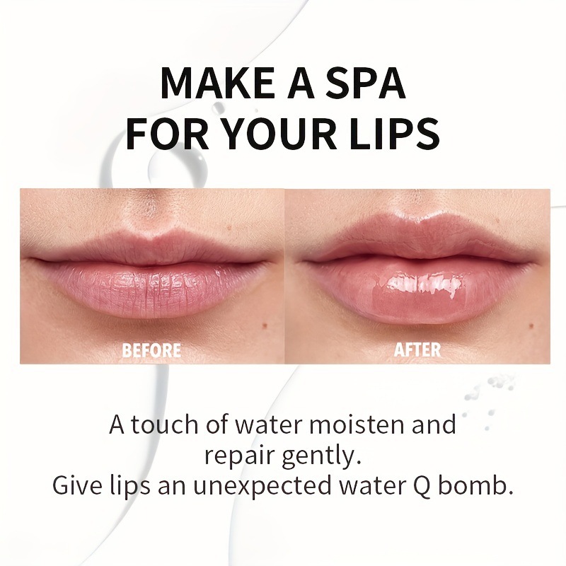 USHAS cross-border hot sales: 3-color refreshing jelly lip mask, lip scrub, lip mask to fade lip lines and moisturize Specification drawing