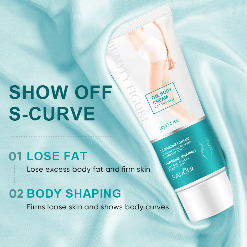 Full English SADOER Slimming and Shaping Cream, body massage cream, shaping, fat-burning, firming and light cross-border wholesale details Picture