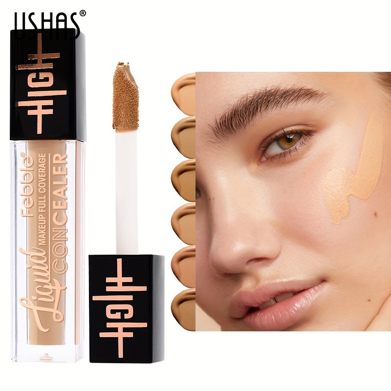 USHAS European and American cross-border 6-color concealer pen for acne marks, spots, dark circles, acne contouring, and water resistance full figure