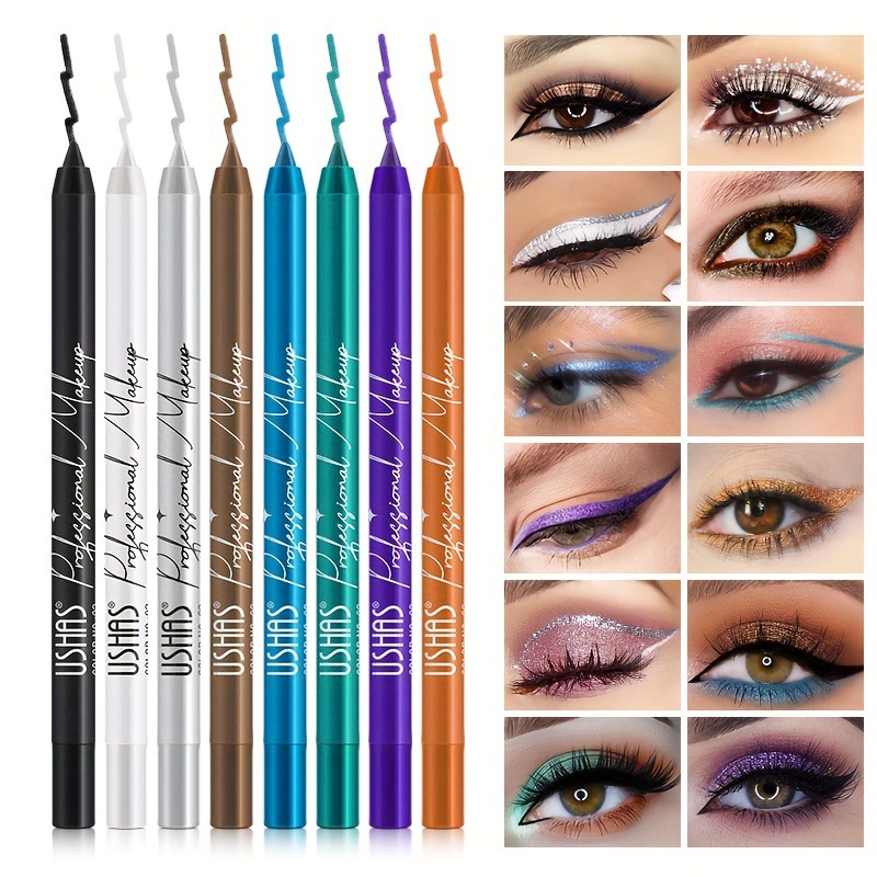 USHAS TP313 Eyebrow pencil and eyebrow Cream from Europe and America in stock is waterproof, sweat-proof and does not smudge the lip line, eyebrows or eyeliner full figure