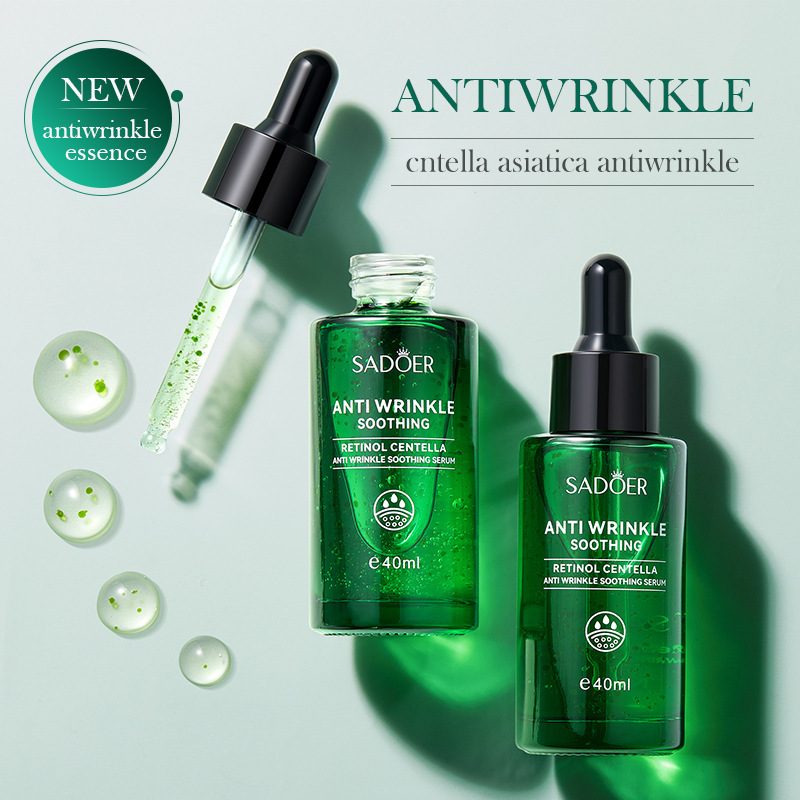 Cross-border wholesale of all-English SADOER Retinol Centella asiatica Anti-Wrinkle Soothing Essence and Hydrating Moisturizing Essence details Picture