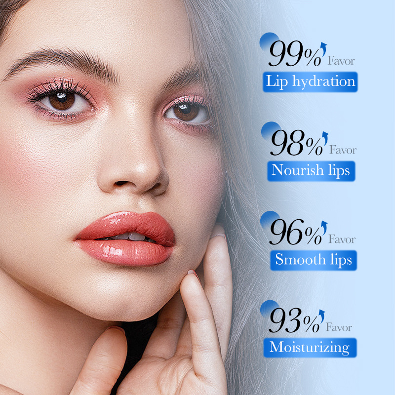 All-english FAYANKOU blueberry Moisturizing Lip Mask to improve lip lines, jelly lip mask, lip care, cross-border export Application Scenario