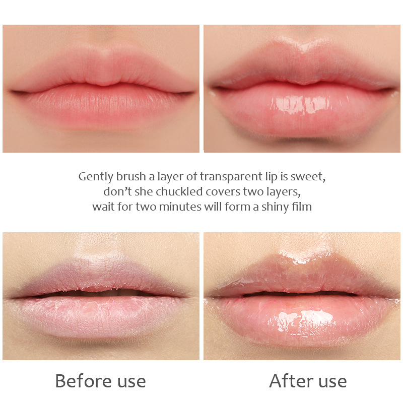 Cross-border kissbeauty Transparent Lip Cream Moisturizes, reduces lip lines, elasticity and nourishes the big mouth Lip cream wholesale details Picture