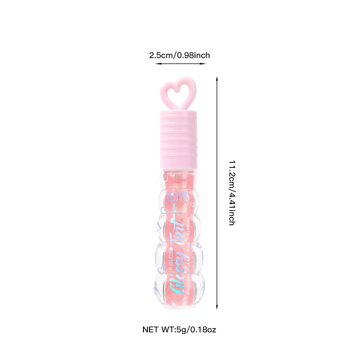 USHAS Cross-border in-stock bestseller Amazon Flash Pearl Lip Gloss Waterproof Moisturizing Lip Oil UC084 Item Picture