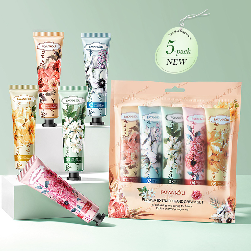 FAYANKOU Flower Hand Cream Series Moisturizing autumn and winter anti-cracking Hand cream Cross-border export wholesale Item Picture