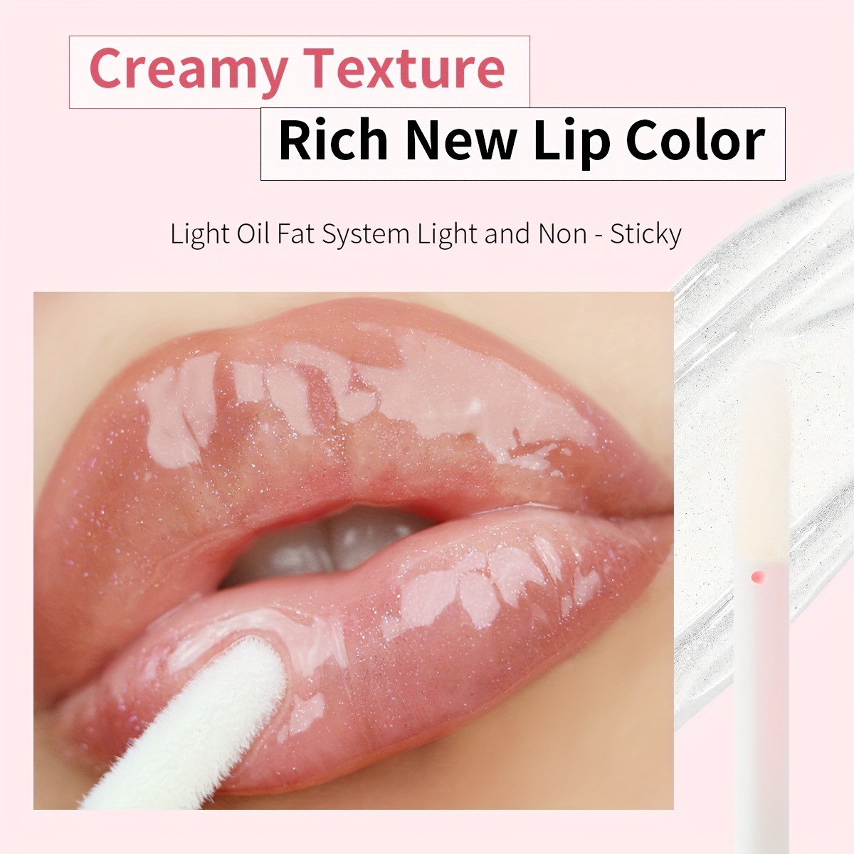 USHAS European and American cross-border Moisturizing Lip Gloss, Lip color and moisturizing Lip oil new product Brightening LG2589 details Picture