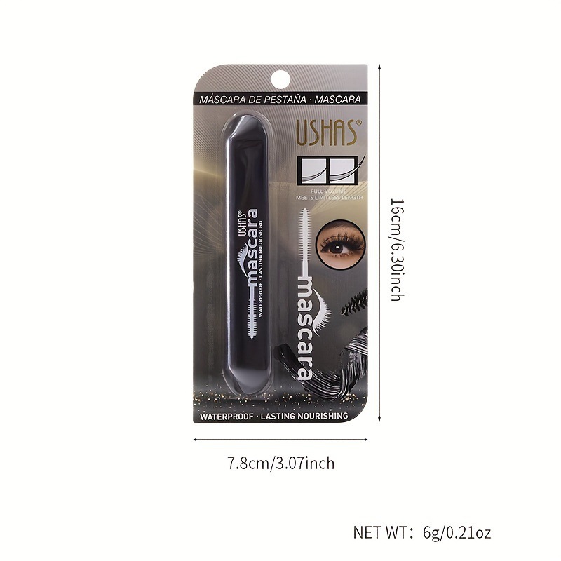 USHAS cross-border stock mascara for Europe and America: Thick, slender, naturally curled eyelashes, waterproof and non-smudging MA1095F Item Picture