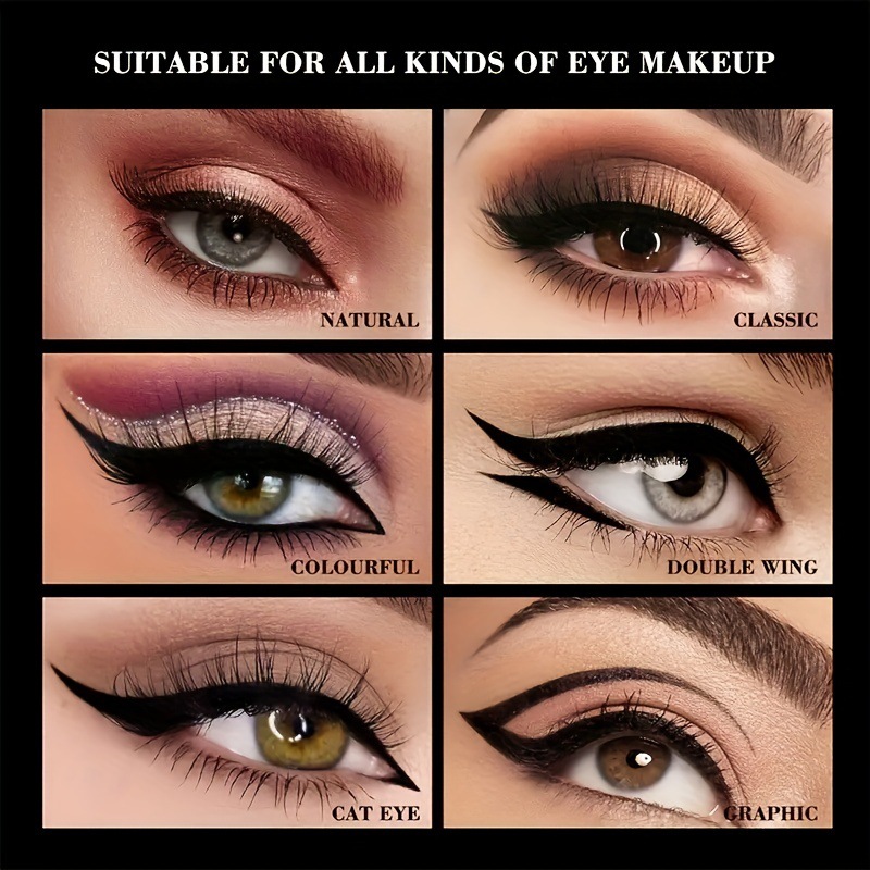 USHAS cross-border in-stock best-selling pen, long-lasting and non-staining liquid, waterproof soft tip liquid eyeliner EL663 details Picture