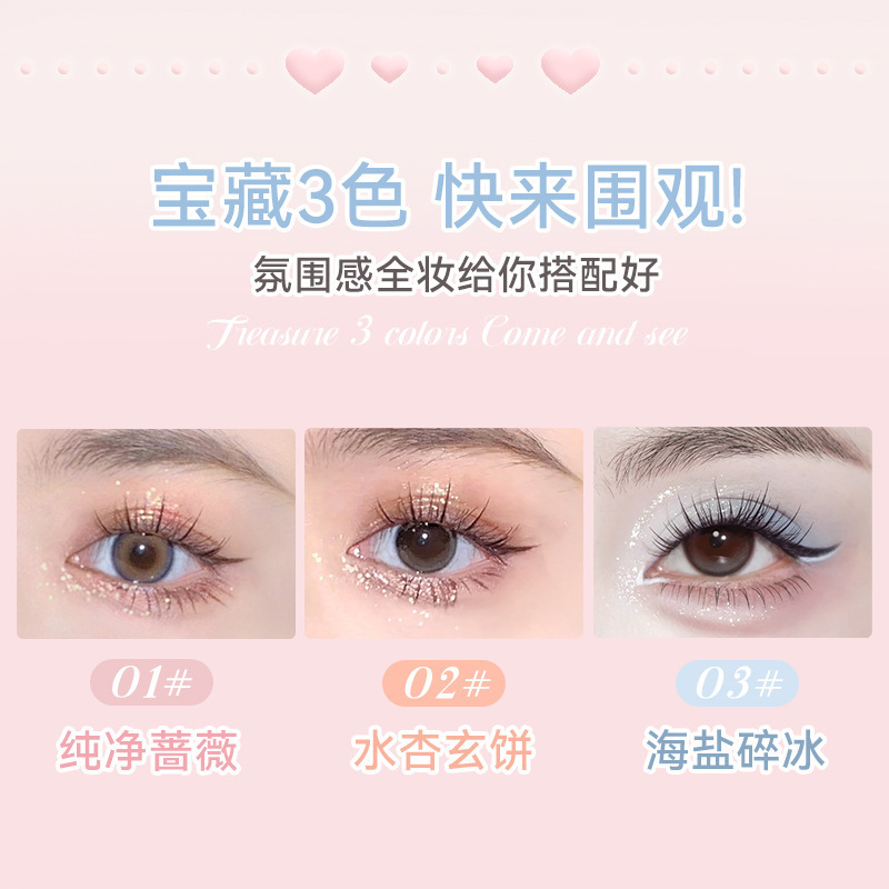 NOVO Bow Eight-color Comprehensive Eyeshadow Palette, strong color display, shadow, highlight, Blush three-in-one, matte and pearlescent Application Scenario