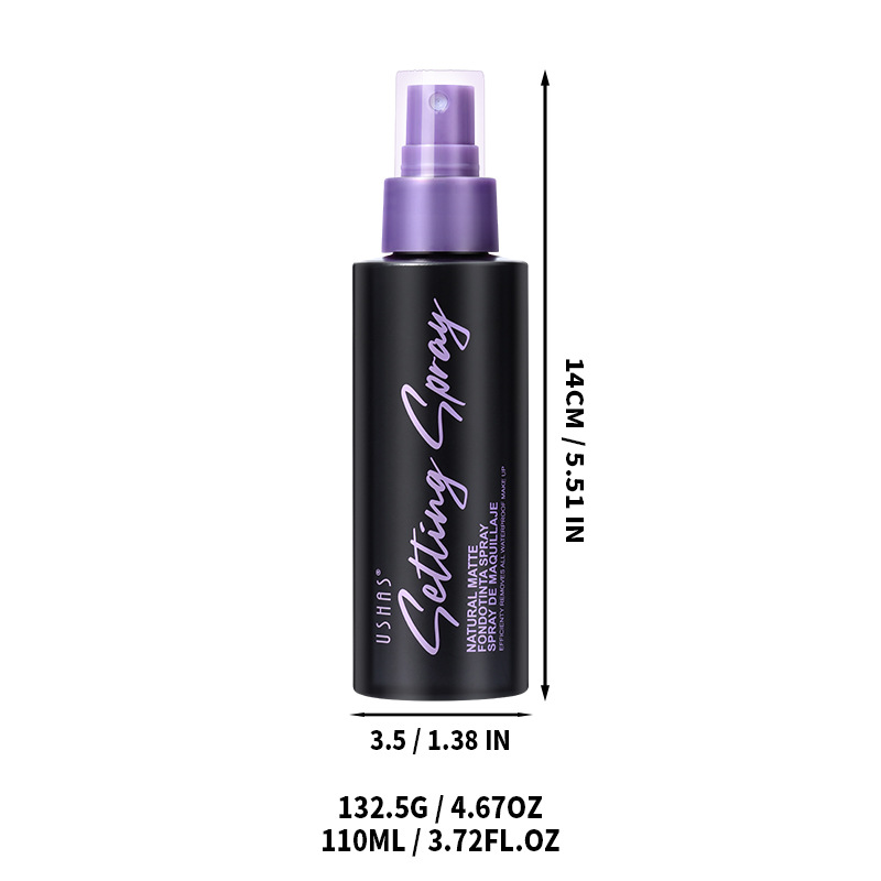 USHAS Cross-border in-stock setting spray for moisturizing, oil control, makeup removal, long-lasting water and sweat resistance, not easy to cause oily skin FS435 Item Picture