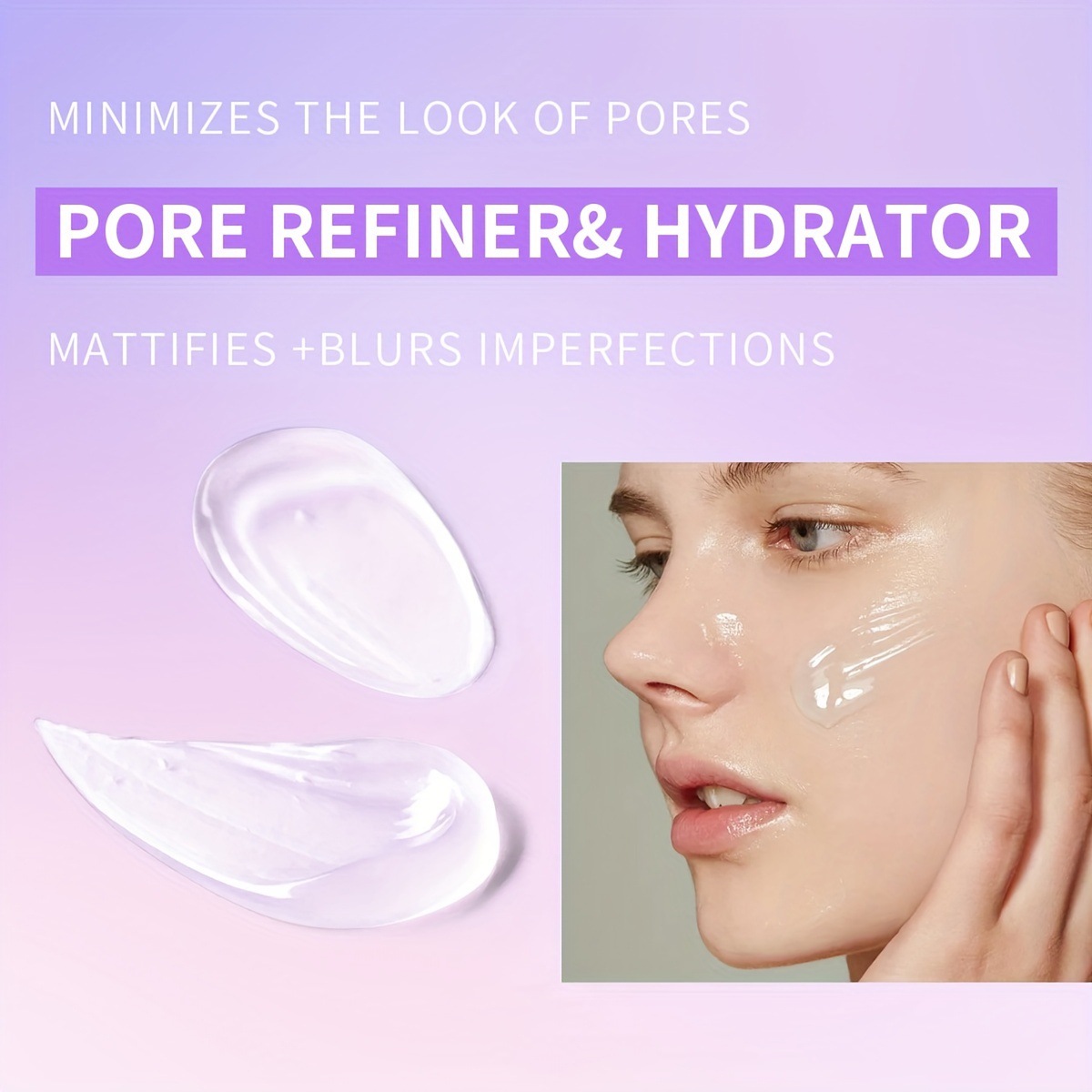 USHAS European and American cross-border export primer, Concealer, Pore-invisible base, Amazon Makeup FS447 details Picture