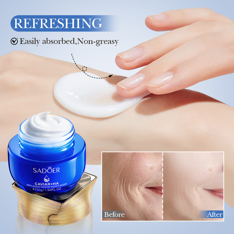 Cross-border export wholesale of SADOER caviar hyaluronic acid Anti-wrinkle Repair Moisturizing Cream and Nourishing Face Cream Item Picture