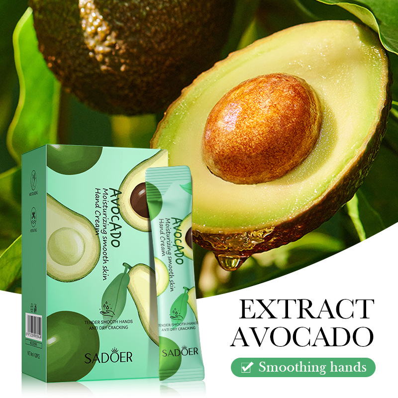 Cross-border wholesale of SADOER avocado, peach and grapefruit hand cream and fruit hand cream in English details Picture