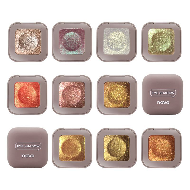 NOVO ODM private label oem for custom processing of mashed potato texture keyboard fingertip cool and trendy eyeshadow with polarized high flash Application Scenario