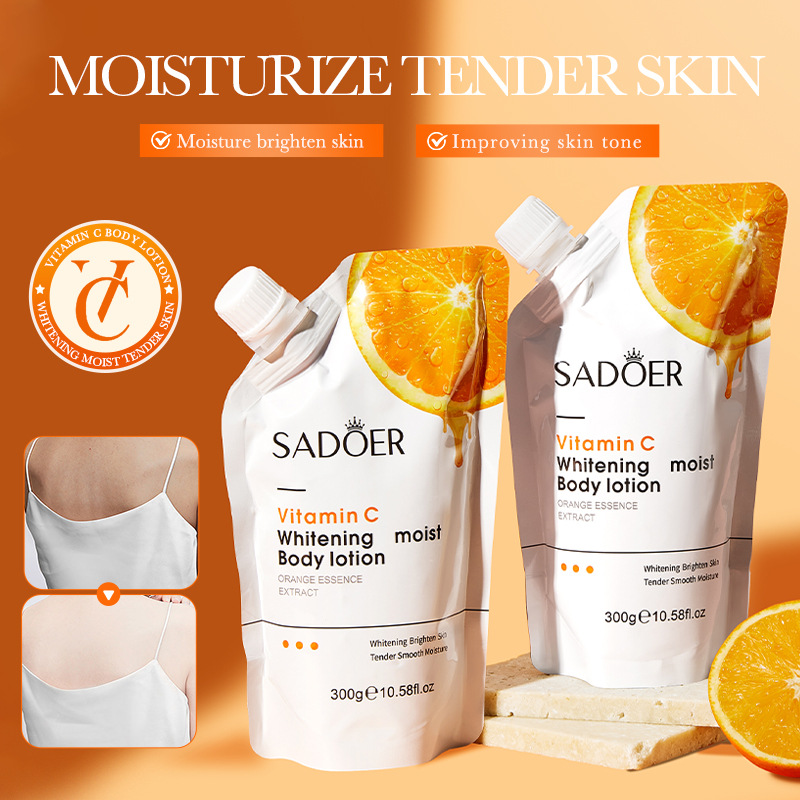 SADOER Vitamin C Whitening and Moisturizing Body Lotion, cross-border export wholesale of whitening Body lotion details Picture