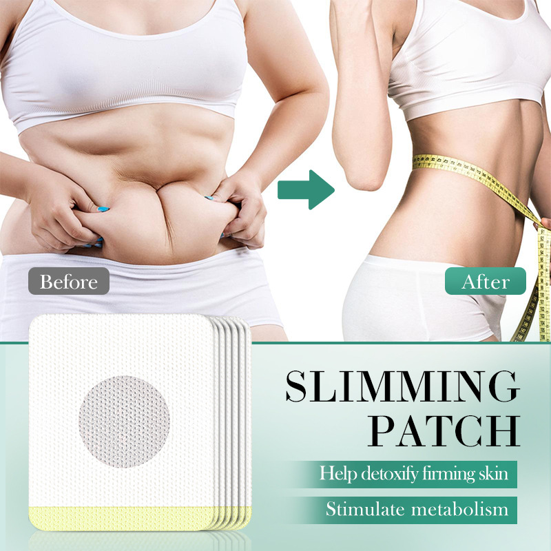 Full English SADOER slimming and Shaping navel stickers for shaping, fat-burning, firming and lightness cross-border export wholesale Specification drawing