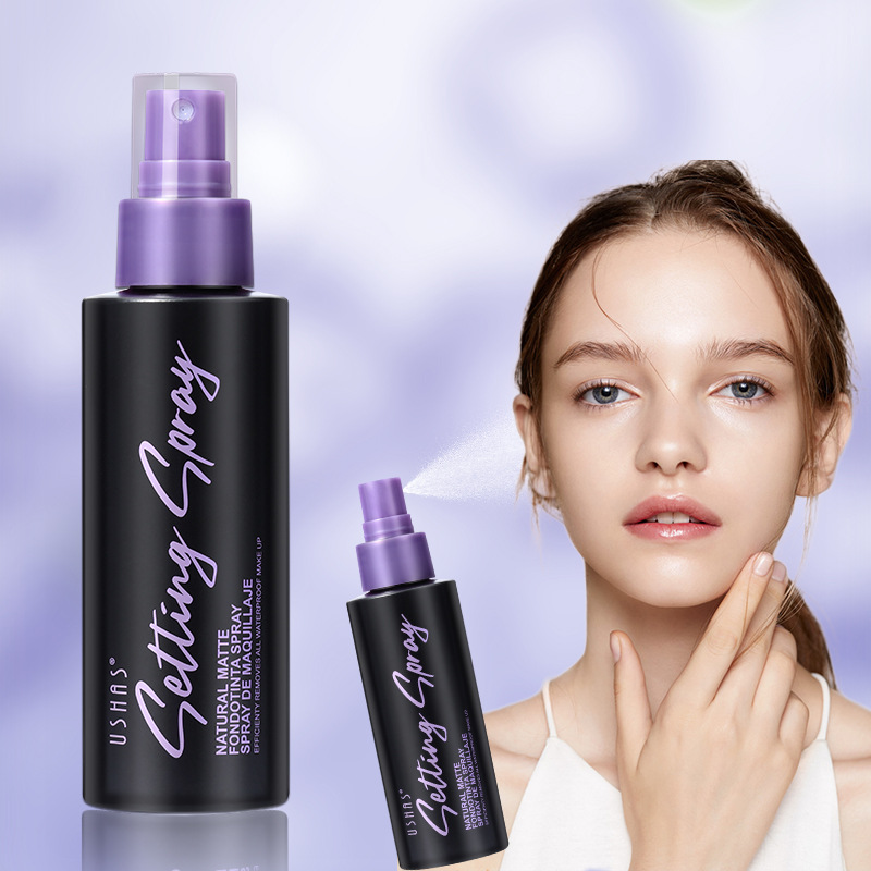 USHAS Cross-border in-stock setting spray for moisturizing, oil control, makeup removal, long-lasting water and sweat resistance, not easy to cause oily skin FS435 full figure
