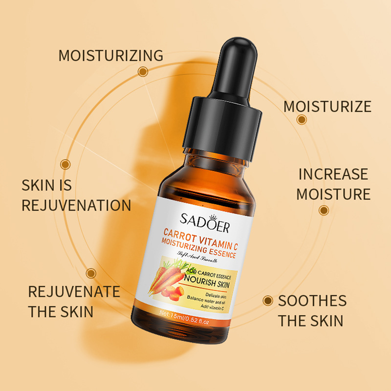 Cross-border wholesale of SADOER Vitamin C Essence and Moisturizing essence series in full English Specification drawing