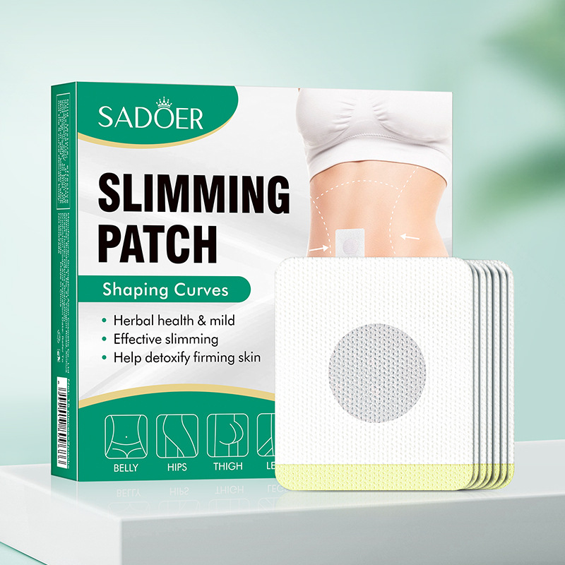Full English SADOER slimming and Shaping navel stickers for shaping, fat-burning, firming and lightness cross-border export wholesale Item Picture