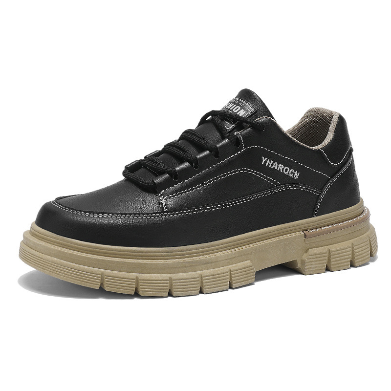 Spring men's shoes: New breathable workwear shoes, men's trendy and versatile thick-soled sports and casual sneakers, leather shoes, and Dr. Martens boots Item Picture