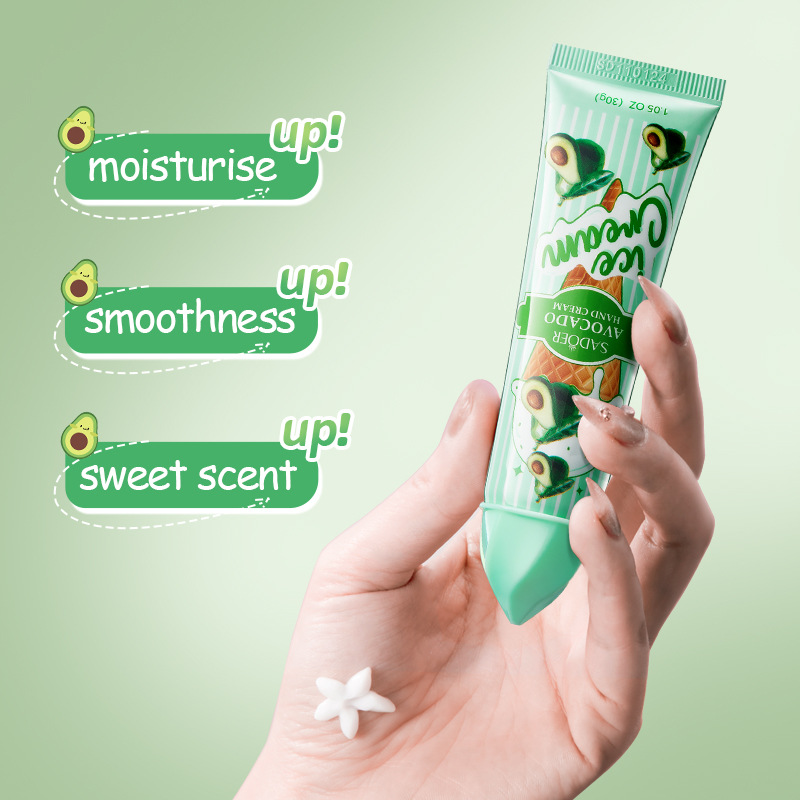SADOER avocado hand Cream anti-cracking and Moisturizing autumn and winter hand cream cross-border export wholesale details Picture