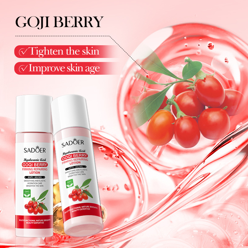 SADOER Goji Berry Anti-Wrinkle Firming Repair Lotion, Hydrating and Moisturizing Anti-wrinkle Lotion wholesale export cross-border Specification drawing
