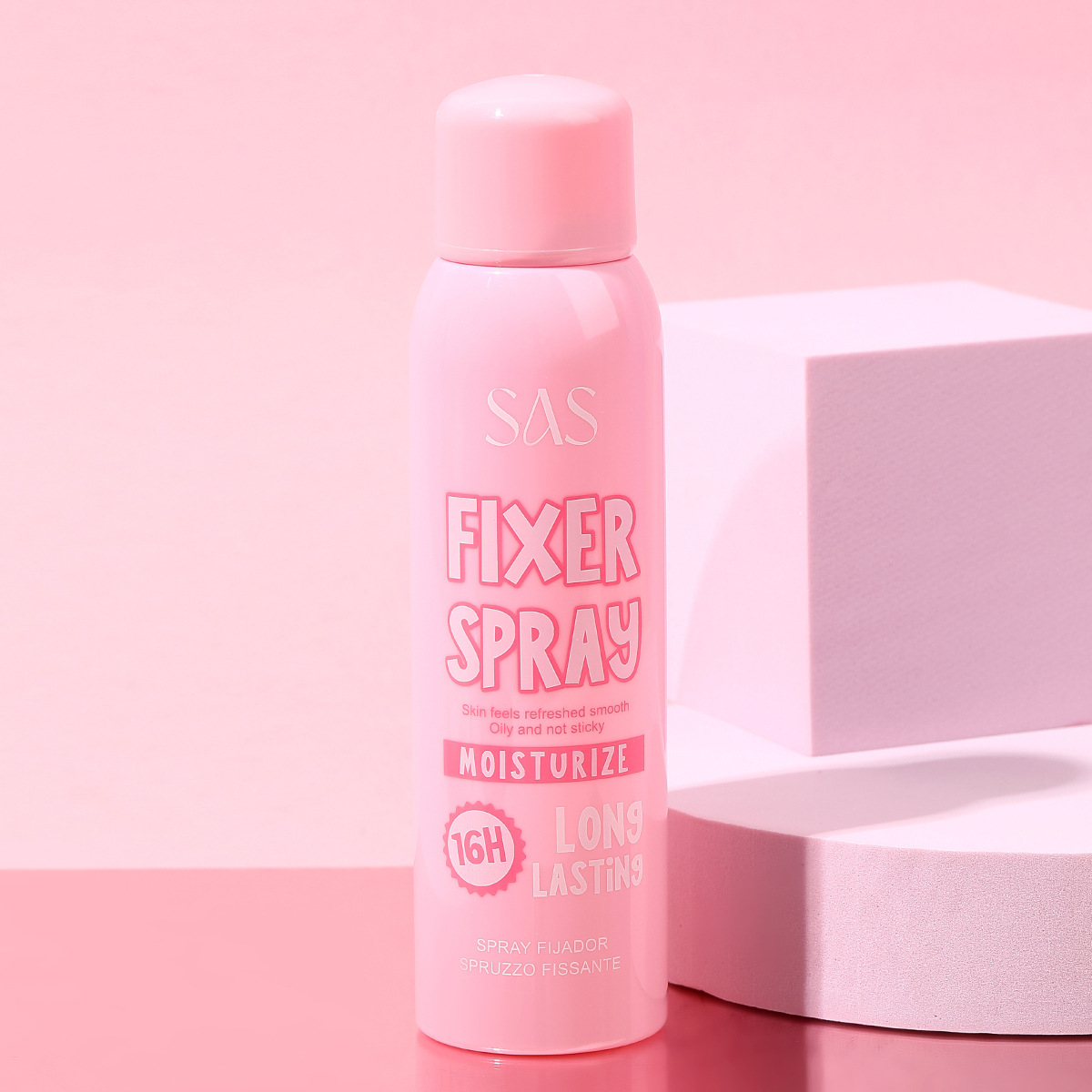 USHAS cross-border exclusive in-stock hot sale waterproof, sweat-proof, long-lasting, non-smudging, moisturizing, oil-controlling, hydrating and setting spray full figure