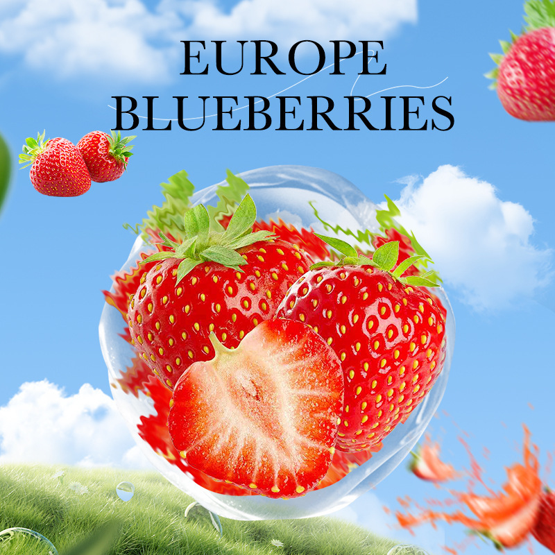 Cross-border export wholesale of SADOER Strawberry Nourishing facial mask Hydrating and Moisturizing Mask in full English Specification drawing