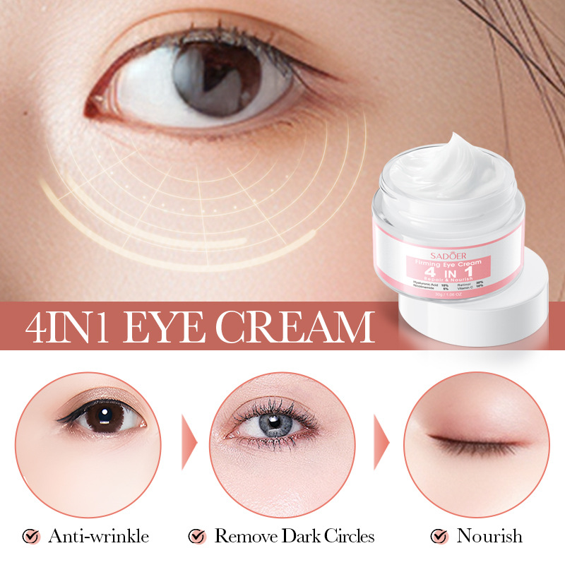 All-english SADOER Four-in-One Repairing, firming and Nourishing Eye Cream, moisturizing eyes, cross-border export wholesale Item Picture