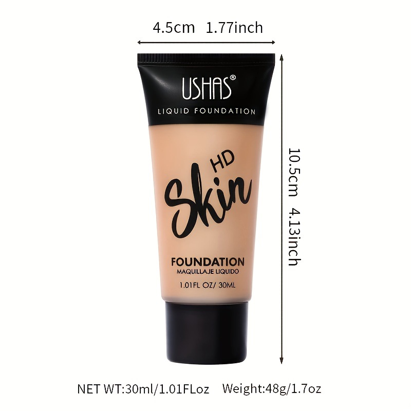 USHAS cross-border Concealer Matte Foundation for brightening, Moisturizing, Oil Control and water resistance is in stock on Amazon Item Picture