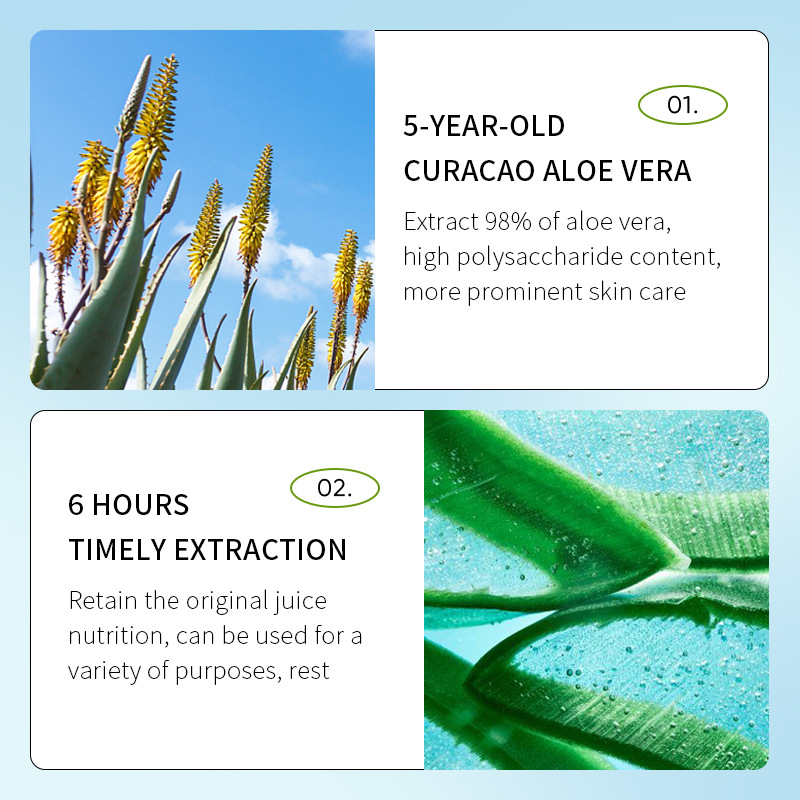 Cross-border wholesale of SADOER Aloe Vera Silky Moisturizing Exfoliating Gel Exfoliating Gel Scrub Application Scenario