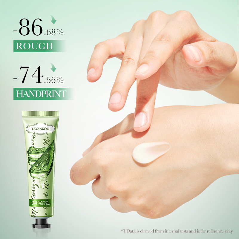 FAYANKOU Aloe Vera Hand Cream Moisturizing Autumn and Winter Anti-cracking Hand cream Cross-border export wholesale details Picture
