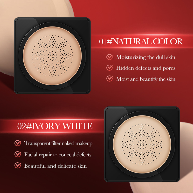 Full English SADOER Pomegranate Concealer Moisturizing Mushroom Cushion Beauty Cream Contouring BB Cream Cross-border export wholesale Application Scenario