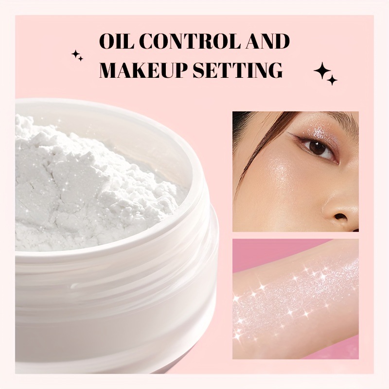 USHAS cross-border in-stock FC650 loose powder, loose powder, setting powder, waterproof, sweat-proof, long-lasting oil control, brightening dull luster Specification drawing