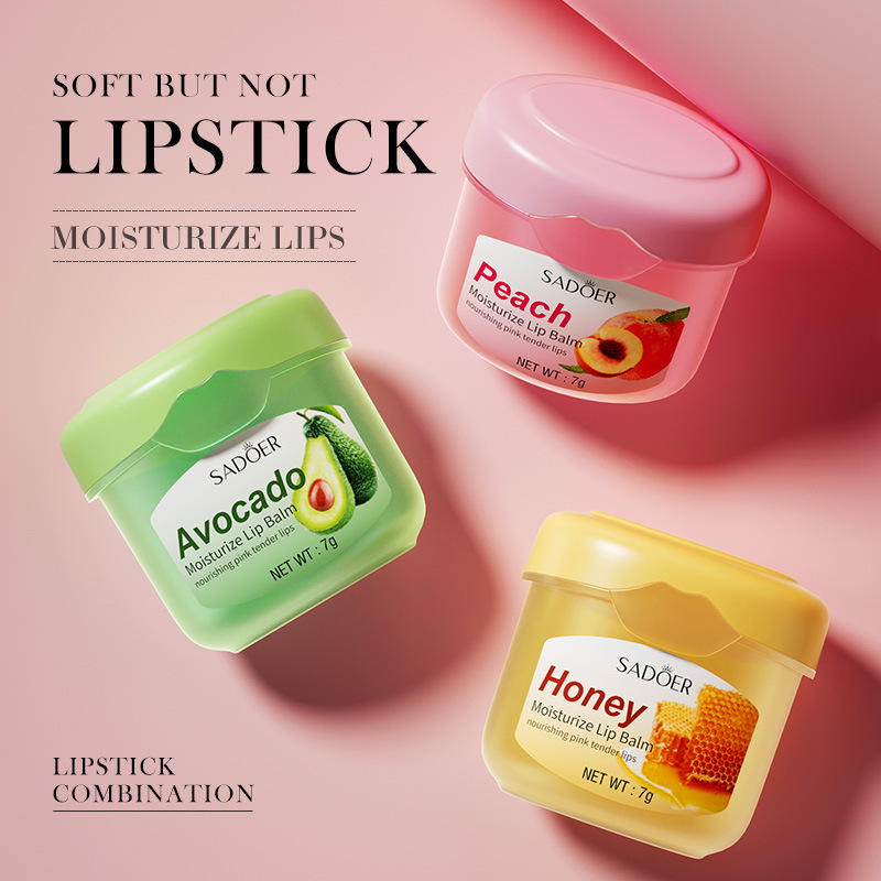 All-english SADOER honey Moisturizing Lipstick Hydrates, prevents dryness and cracking, and reduces lip lines. Cross-border export wholesale for autumn and winter Specification drawing
