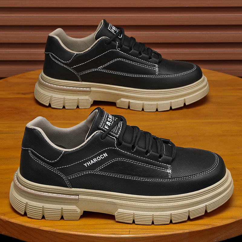 New men's shoes for Spring 2024: Breathable workwear shoes, men's trendy and versatile thick-soled sporty and casual sneakers, and Dr. Martens boots Application Scenario