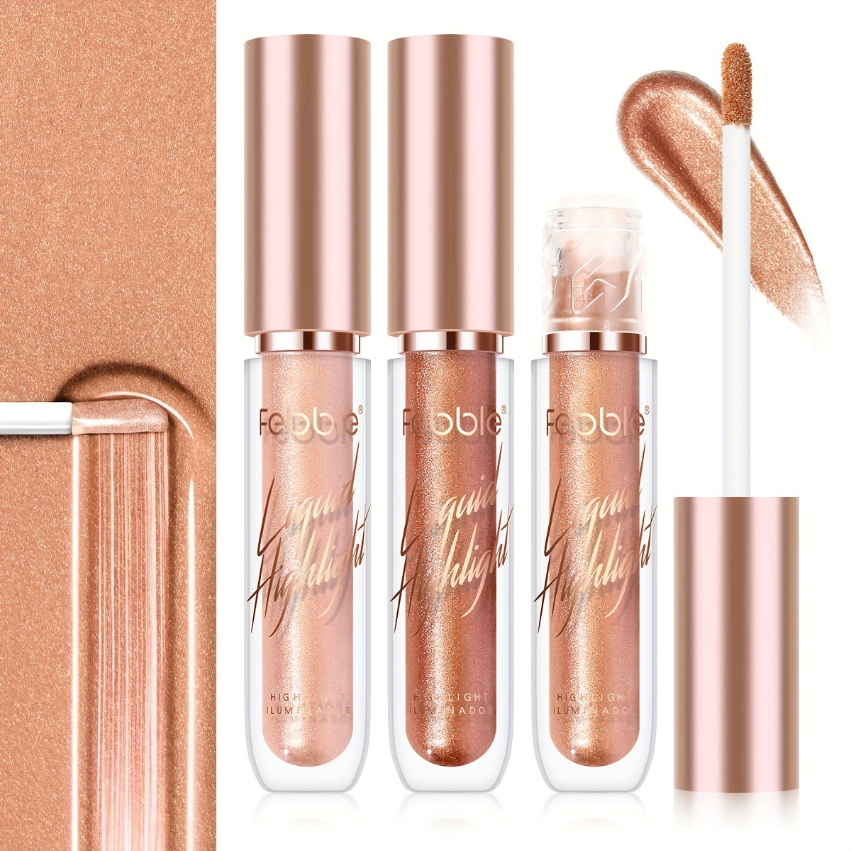 USHAS Cross-border Stock FS293A Liquid High-gloss Contouring, Tear troughs, Under-eye brightening, Three-dimensional Natural Contouring Liquid Color full figure