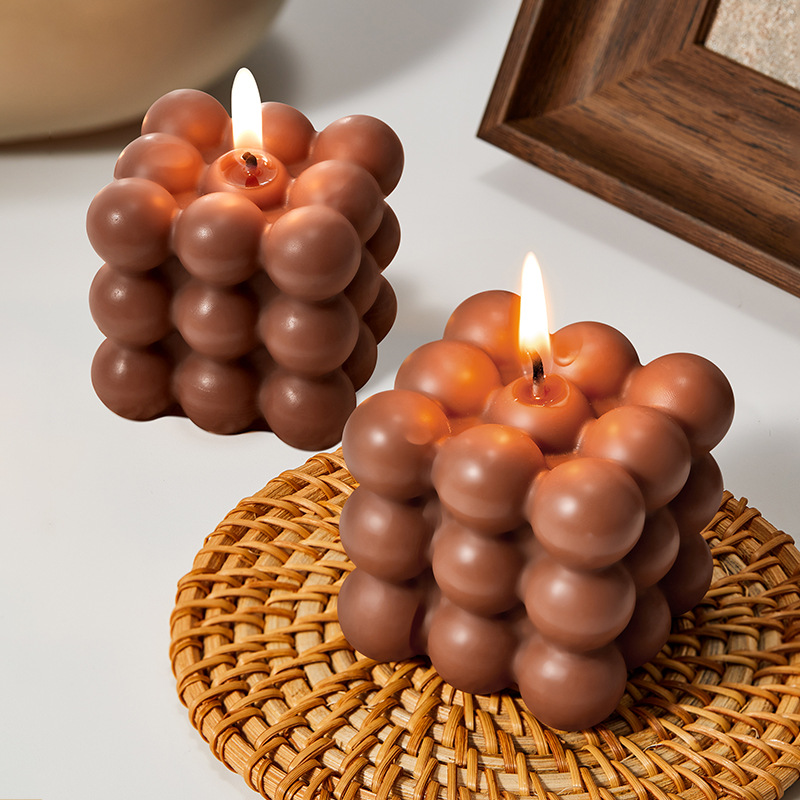 SADOER Magic Cube Scented Candles for celebrating festivals, gatherings and meals, multi-color birthday candles, cross-border export wholesale Specification drawing
