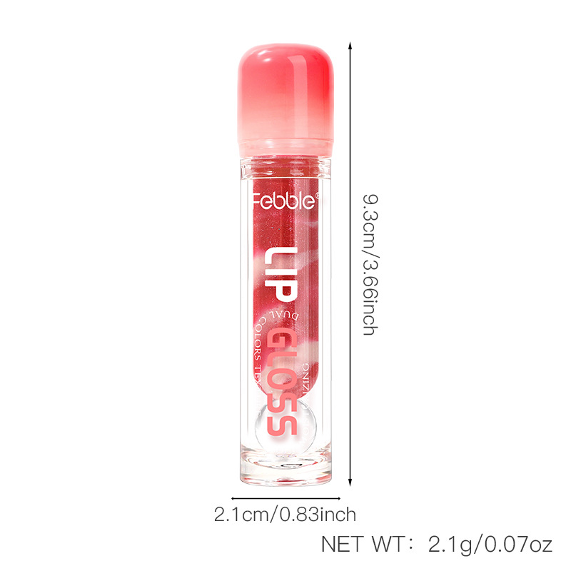 Febble's FBC048 long-lasting brightening, moisturizing and nourishing lip gloss is a bestseller on Amazon for cross-border trade in Europe and America Item Picture